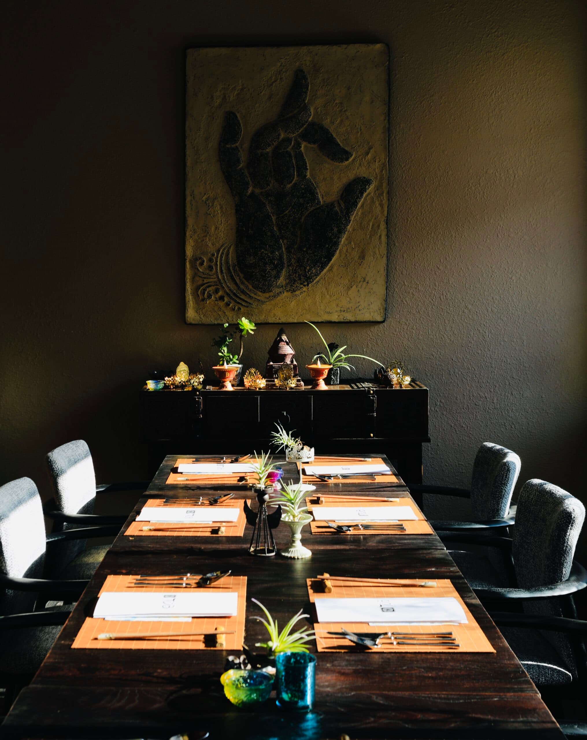 Taste of Beauty dining room in West Hollywood